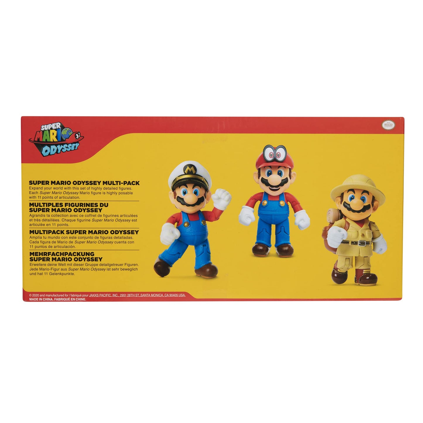 Nintendo SUPER MARIO 406534 Odyssey 3er Pack, 10 cm