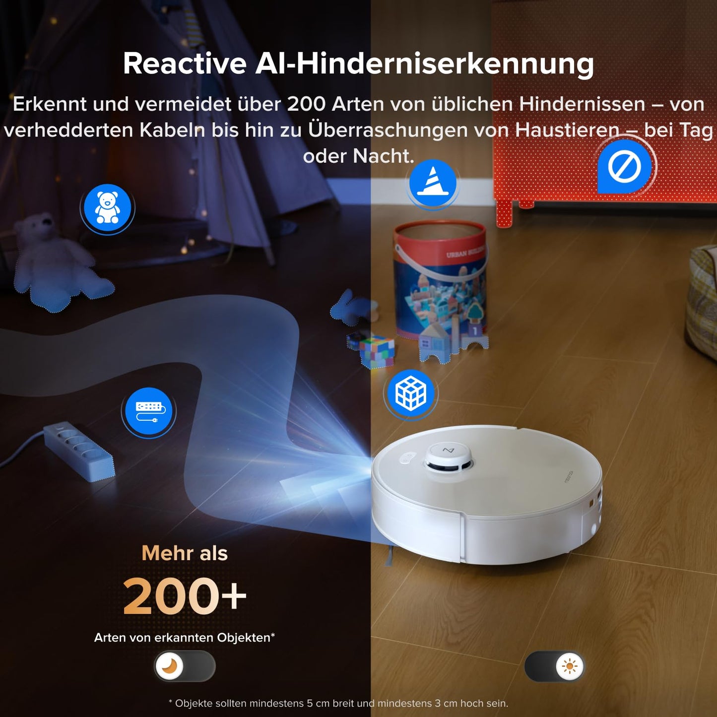 roborock Qrevo Curv 2 Flow Saugroboter mit Wischfunktion, SpiraFlow-Wischwalze mit Selbstreinigung, 20.000 Pa Saugkraft, Dual Anti-Tangle System, intelligenter Teppichschutz, All-in-One Dock