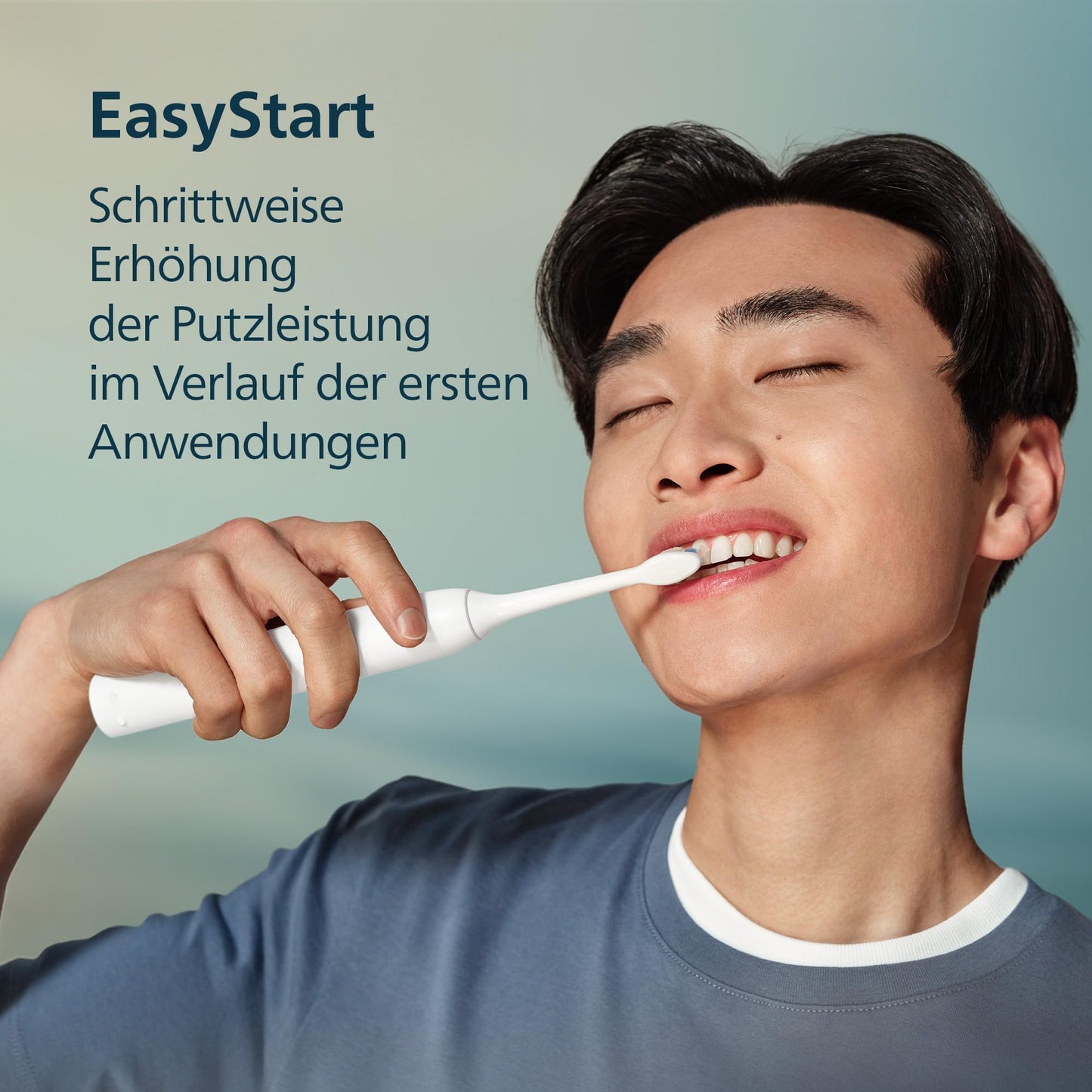 Philips Sonicare Series 3100 Elektrische Zahnbürste – Schallzahnbürste mit Drucksensor, 3 Intensitäten, EasyStart, SmarTimer, 14 Tage Laufzeit, Reiseetui, Weiß, 2er-Pack, HX4072/41, [Neu]