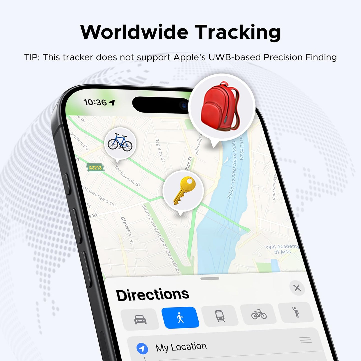UGREEN FineTrack Bluetooth Tracker kompatibel mit Apple