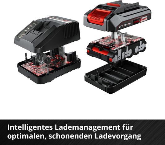 "Vielseitiges Starter Kit: 2,5 Ah Akku & Schnellladegerät für Power X-Change"
