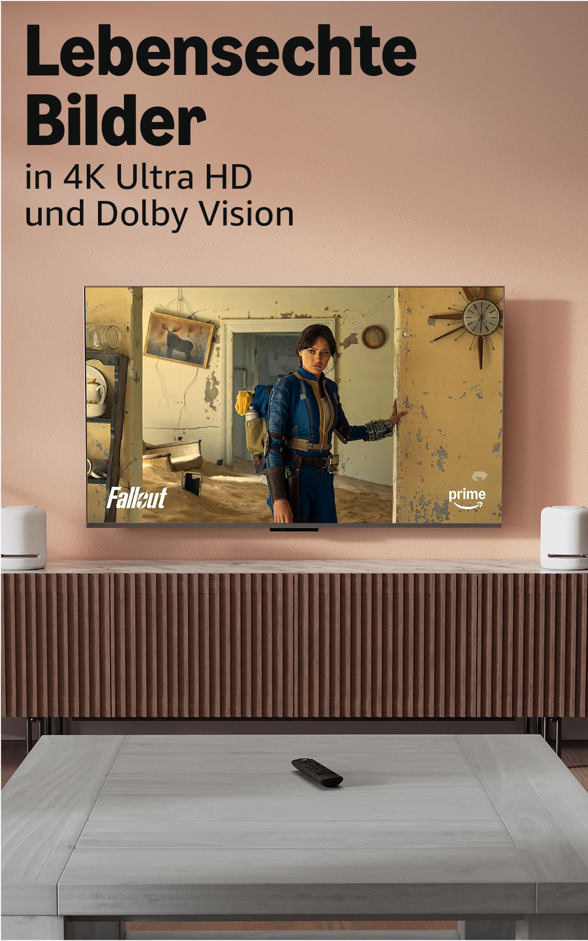 Amazon Fire TV Stick 4K Plus, mit Unterstützung für Wi-Fi 6 sowie Streaming in Dolby Vision/Atmos und HDR10+, finde Serien schneller mit Alexa+