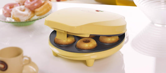 Mini Donut Maker mit 7 Backmulden und Antihaftbeschichtung