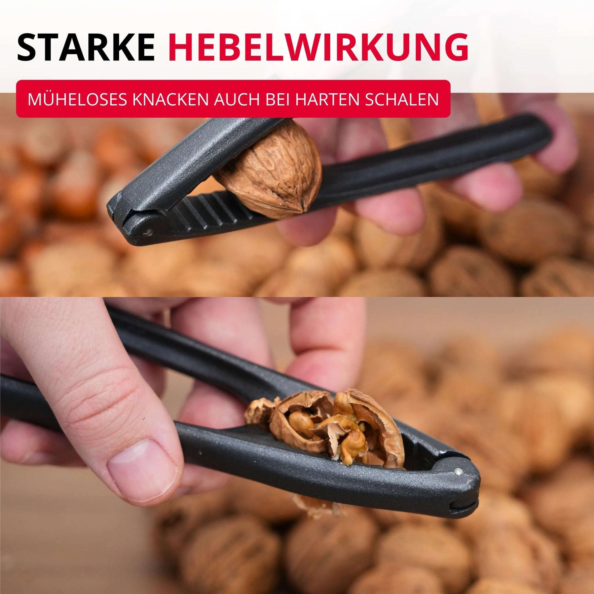Westmark Nussknacker Herkules Anthrazit aus Aluminium mit Spezialbeschichtung-Westmark