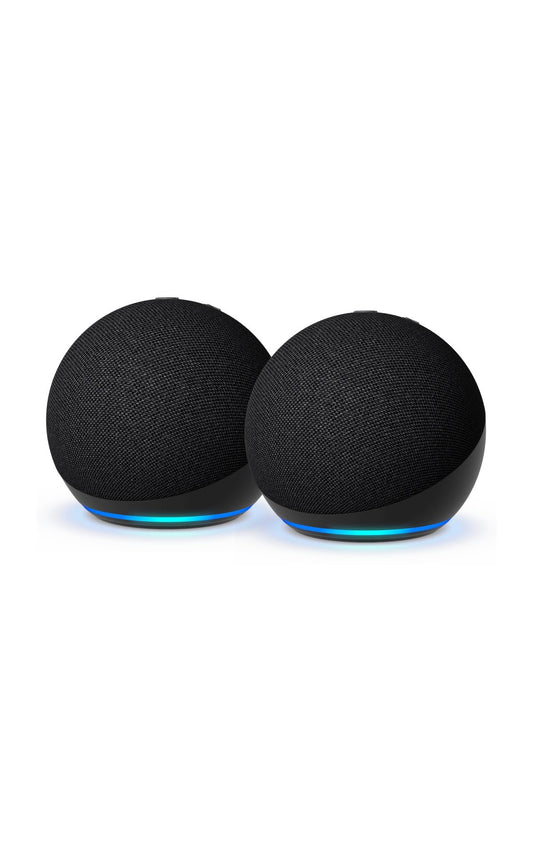 Echo Dot (Neueste Generation) | Smarter WLAN- und Bluetooth-Lautsprecher und gigantischem, sattem Klang | Anthrazit, mit Alexa+ Early Access (Packung mit 2)