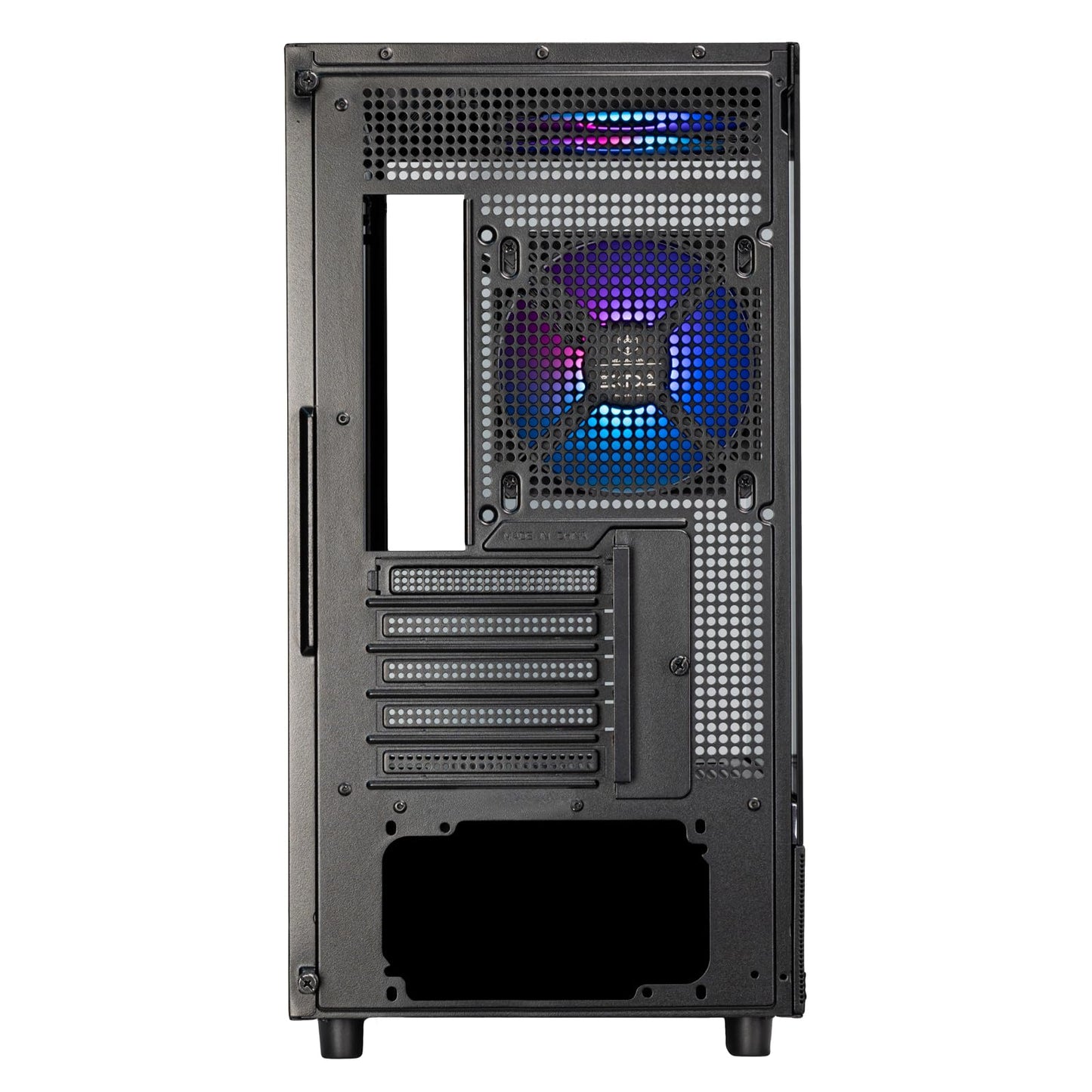 SilverStone Technology SST-LD04-B-ARGB - Lucid Serie, Panorama-Micro-ATX-Gehäuse mit beachtlichem 270°-Sichtfeld