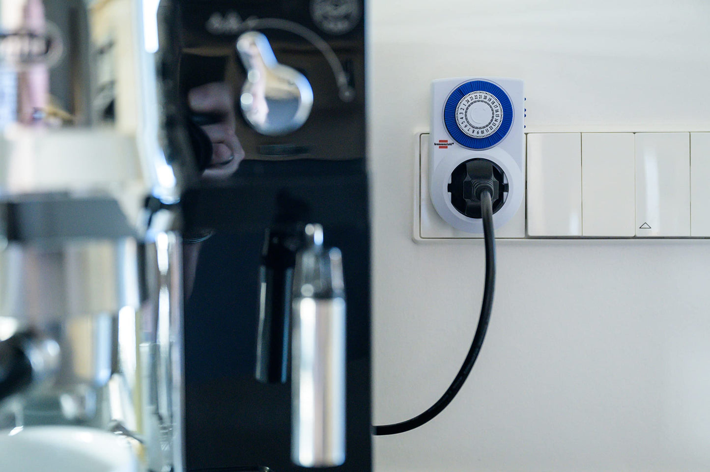 Brennenstuhl mechanische Zeitschaltuhr MMZ 20 mit Berührungsschutz