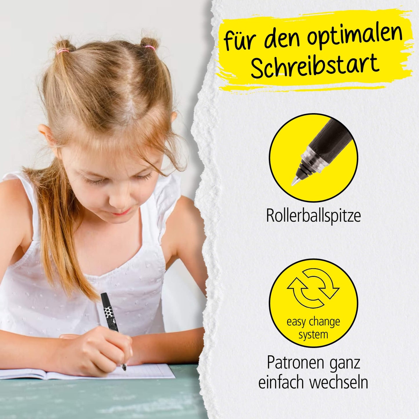 Online Tintenpatronen Rollerball Bachelor Design Fußball ergonomisch