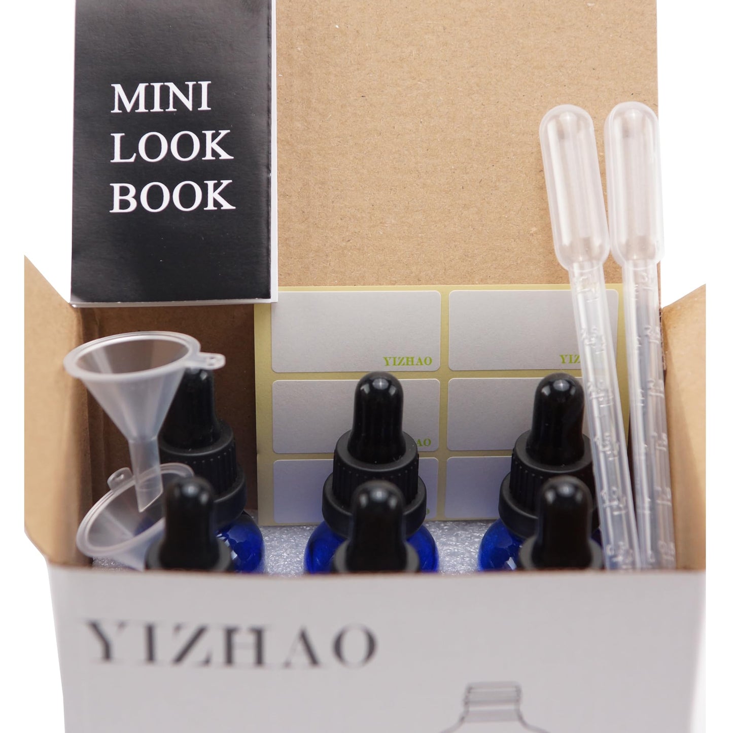 Pipettenflasche Braunglas 30ml Set mit Pipette für Aromatherapie und Duftöle