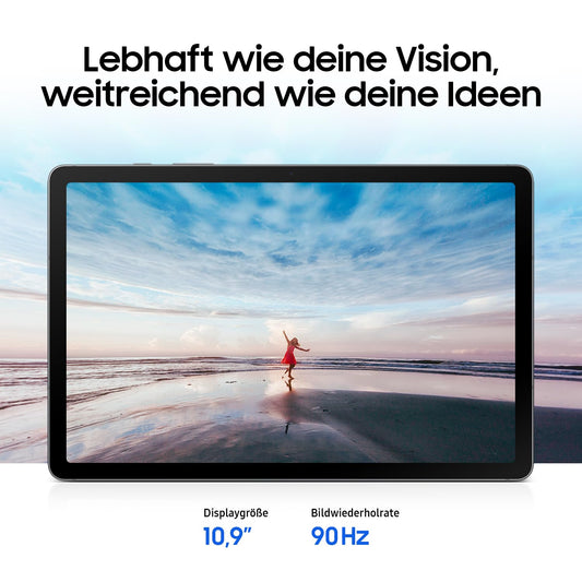 Samsung Galaxy Tab S10 Lite AI Tablet, Android Tablet, 6 GB RAM, 128 GB Speicher, 27,7 cm/10,9" Display mit 90 Hz, Inkl. S Pen, Wi-Fi, Silver, 3 Jahre Herstellergarantie [Exklusiv auf Amazon]