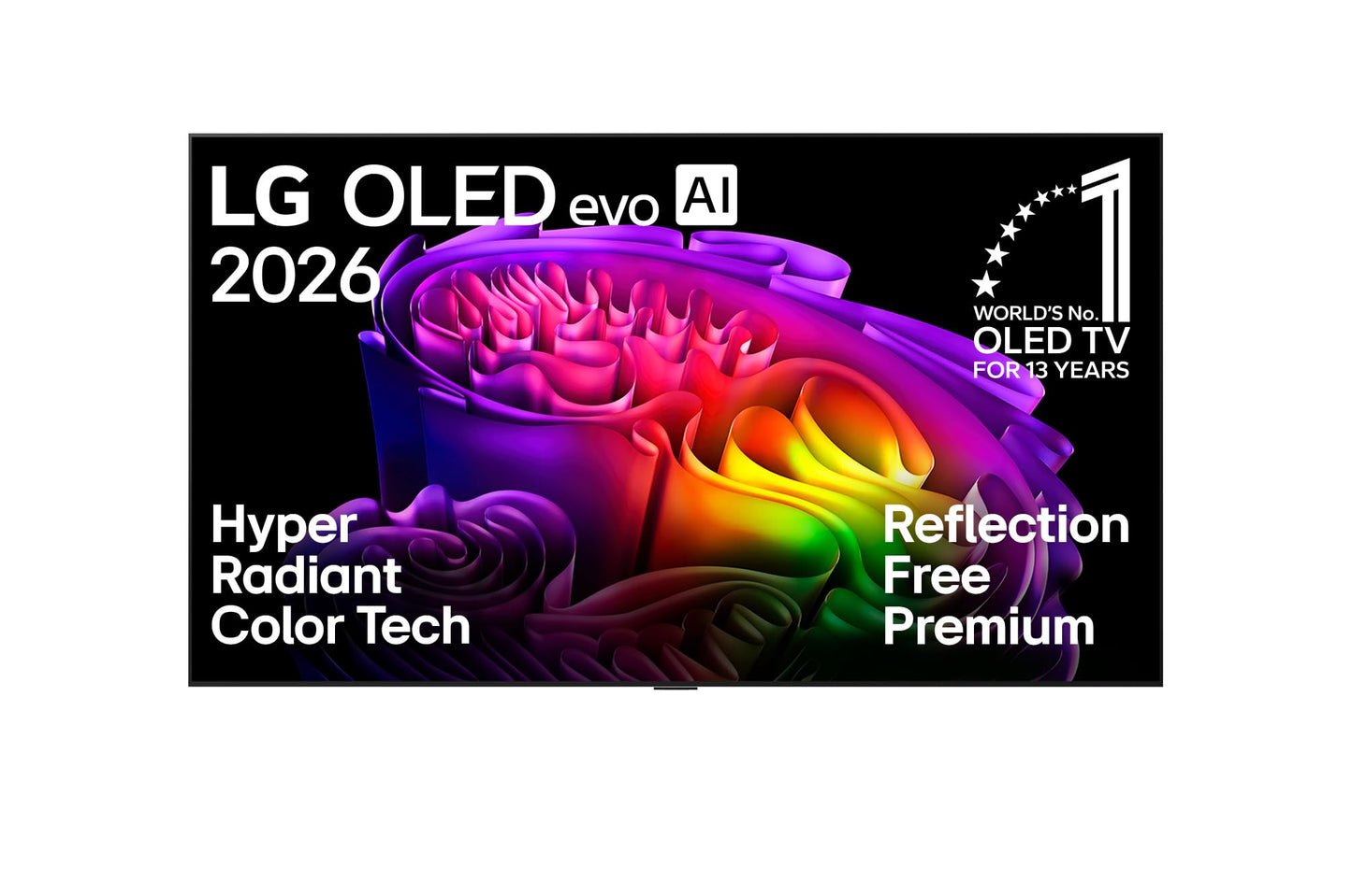 LG OLED65G67LW TV 65 Zoll (165 cm) 4K OLED evo AI TV (α11 Gen3 4K AI Prozessor, webOS 26, 120Hz (VRR bis zu 165Hz)) [Modelljahr 2026] [Energieklasse E]