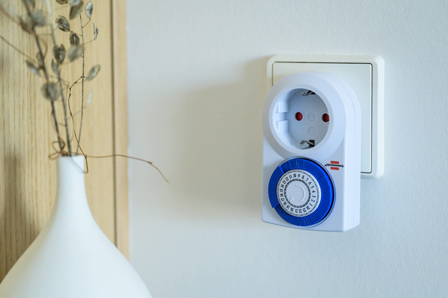 Brennenstuhl mechanische Zeitschaltuhr MMZ 20 mit Berührungsschutz