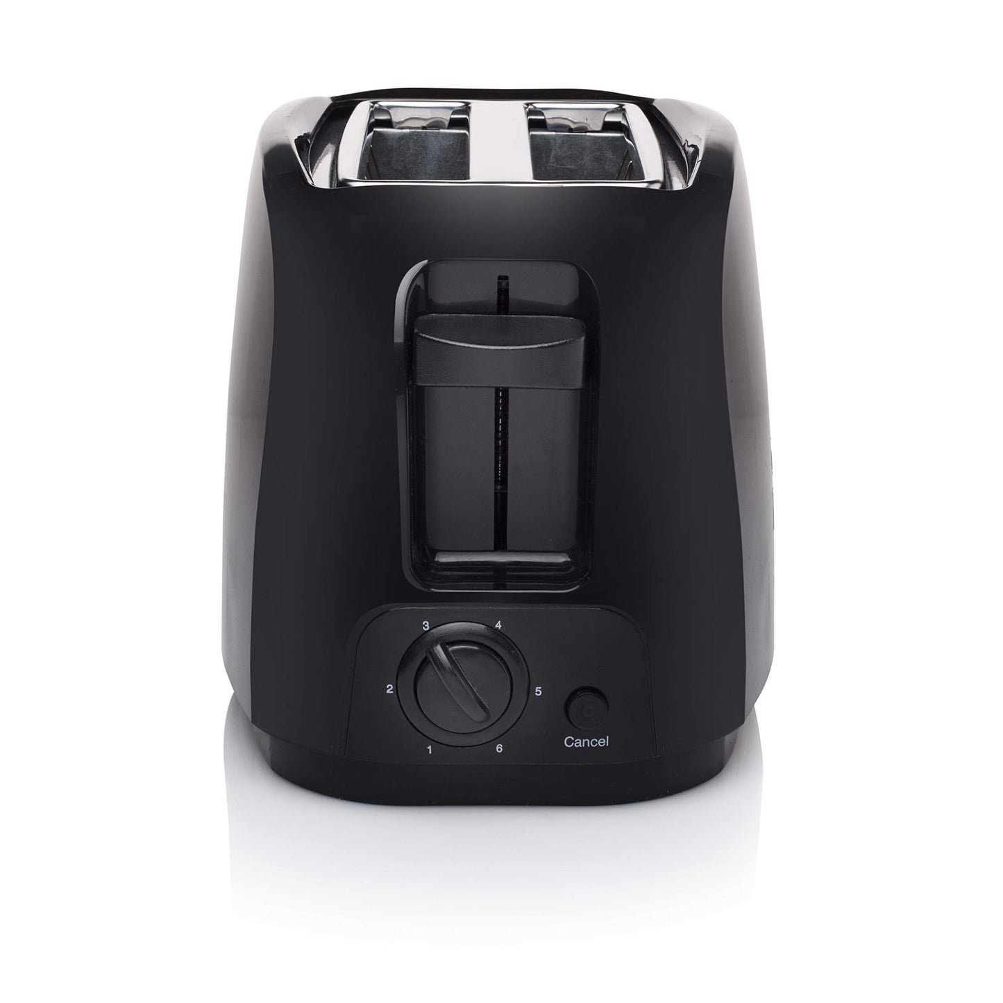 Kompakter Toaster mit 6 Bräunungsstufen und Brötchenaufsatz