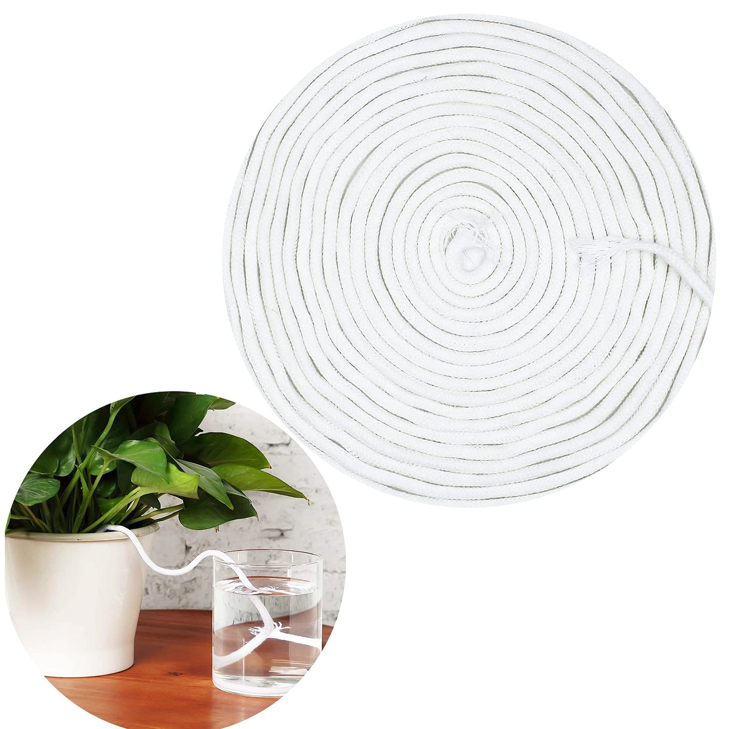 Automatisches Baumwoll Bewaesserungsseil 20m Tropfbewaesserung DIY Pflanzen-QIQN