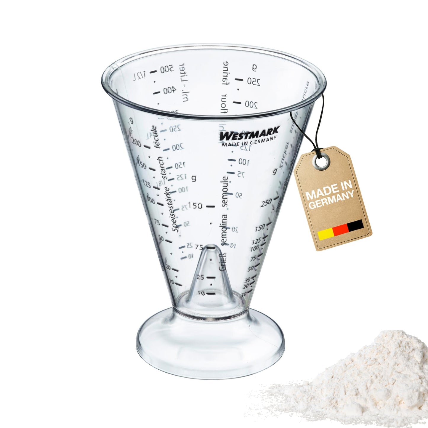 Westmark Messbecher Gerda mit Feinmesskegel und 0,5 Liter Fassungsvermögen-Westmark