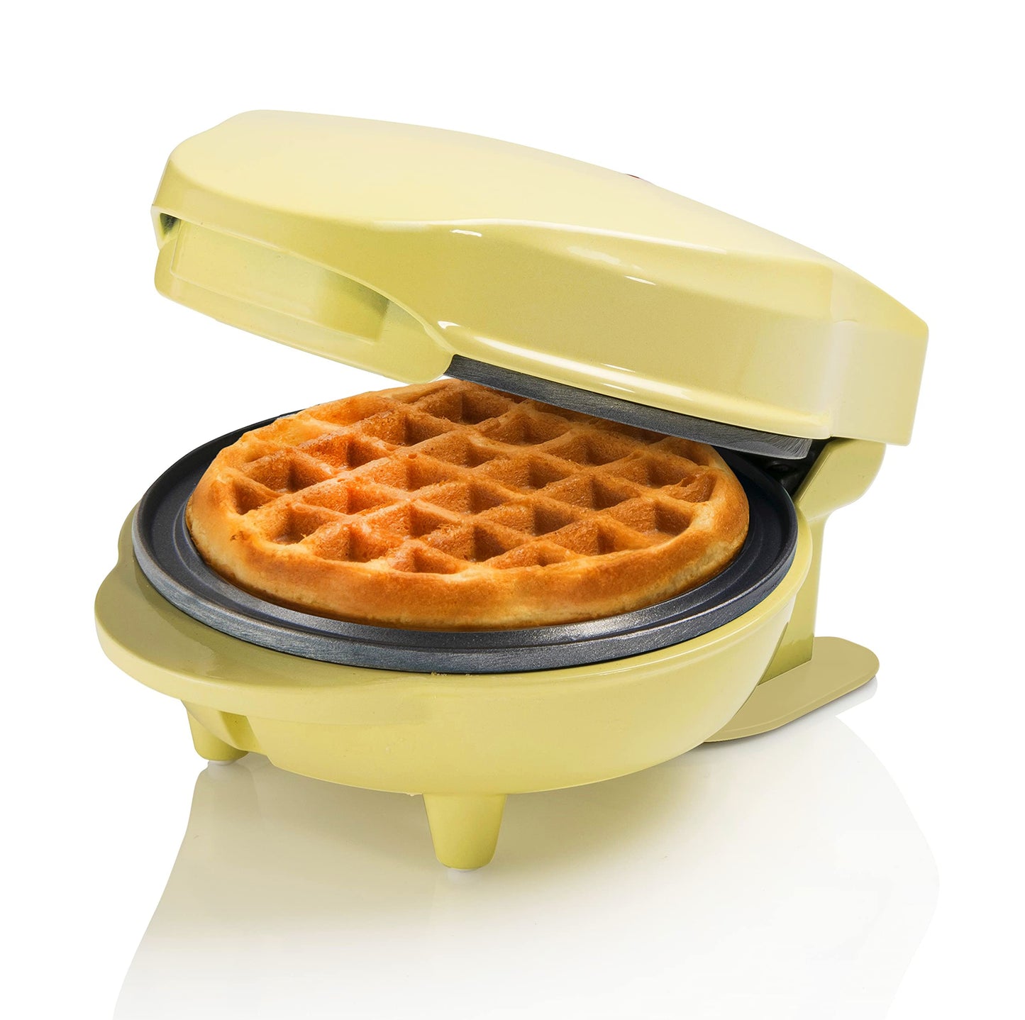 Kleines Mini Waffeleisen mit Antihaftbeschichtung und 550 Watt Leistung