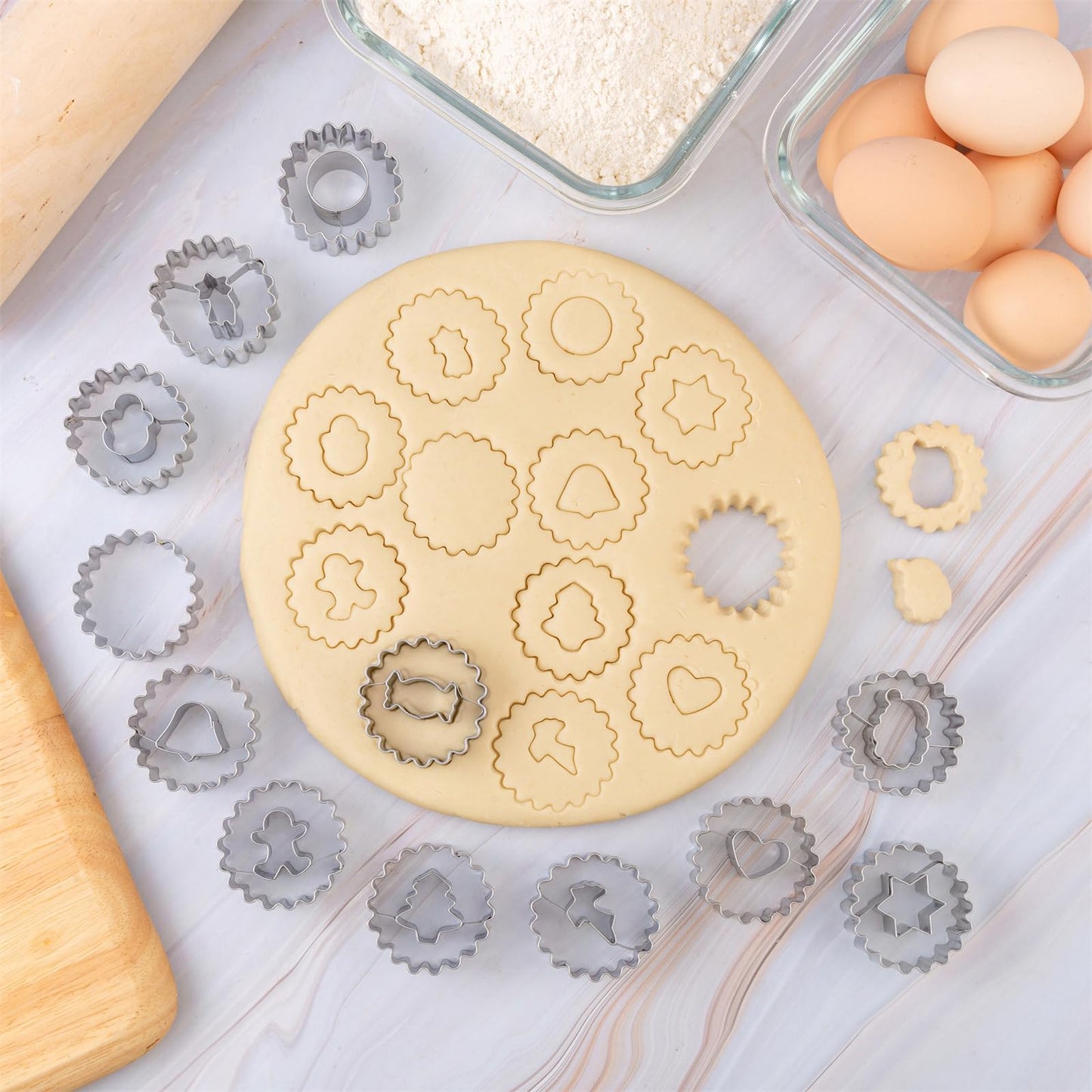 Weihnachten Ausstechformen Set 12 Stueck Plaetzchen Lebkuchenmann