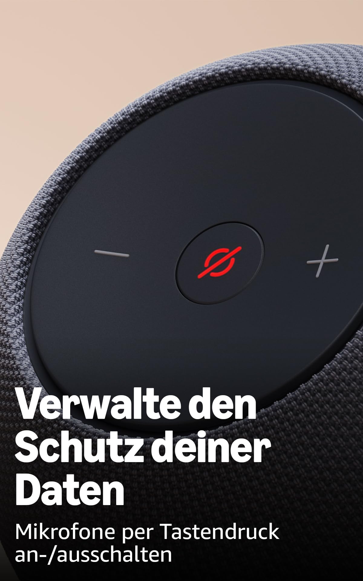 Amazon Echo Dot Max (neueste Generation), Lautsprecher mit raumfüllendem Klang und integriertem Smart-Home-Hub, Graphit, mit Alexa+ Early Access (Packung mit 2)