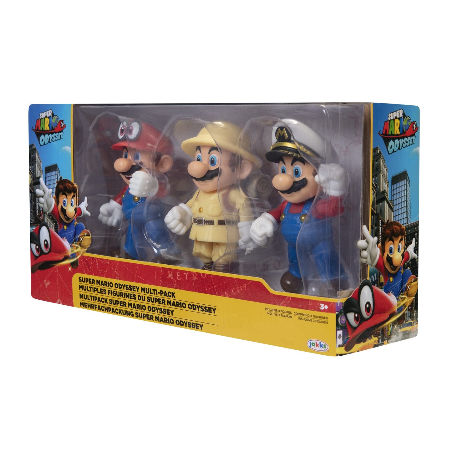 Nintendo SUPER MARIO 406534 Odyssey 3er Pack, 10 cm