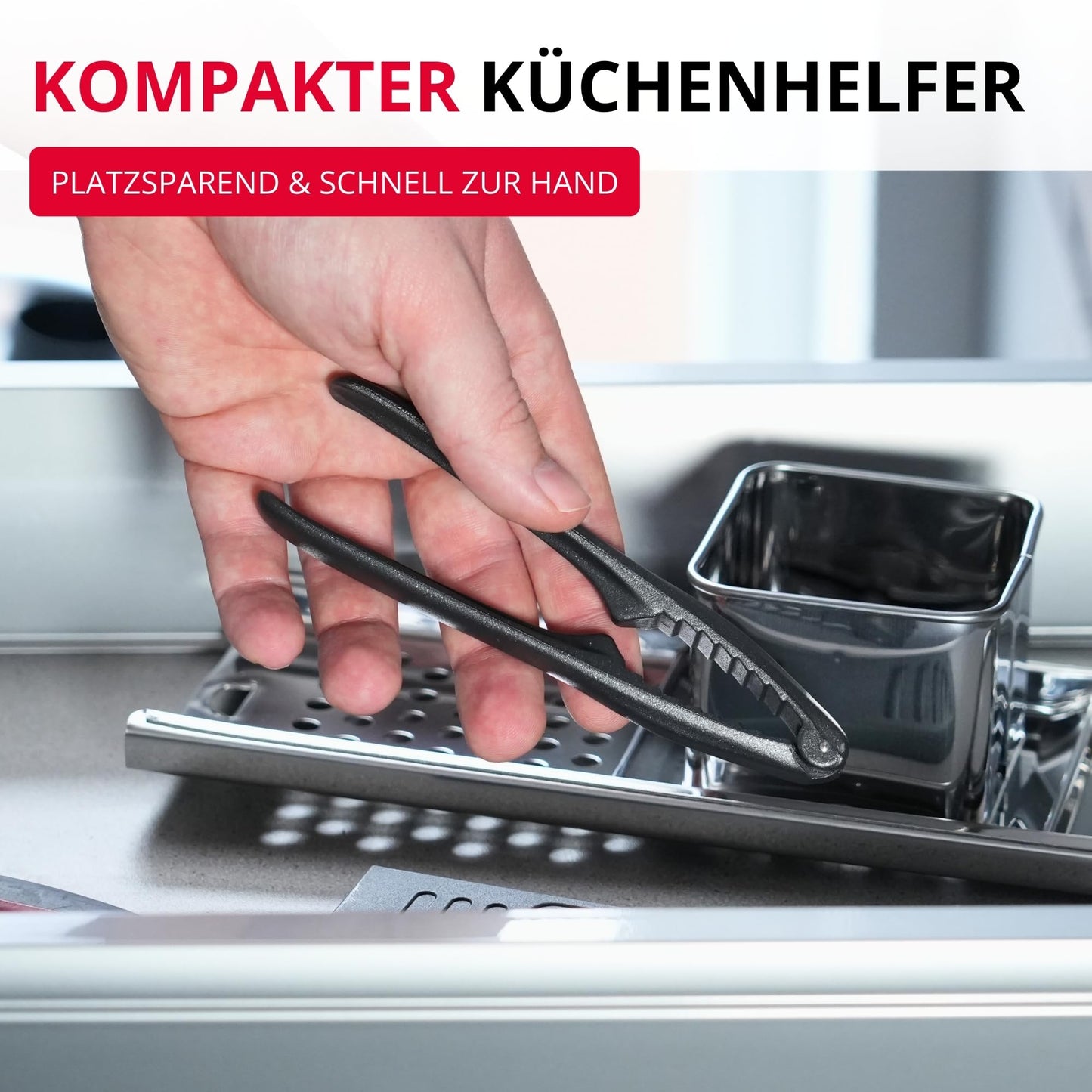 Westmark Nussknacker Herkules Anthrazit aus Aluminium mit Spezialbeschichtung-Westmark