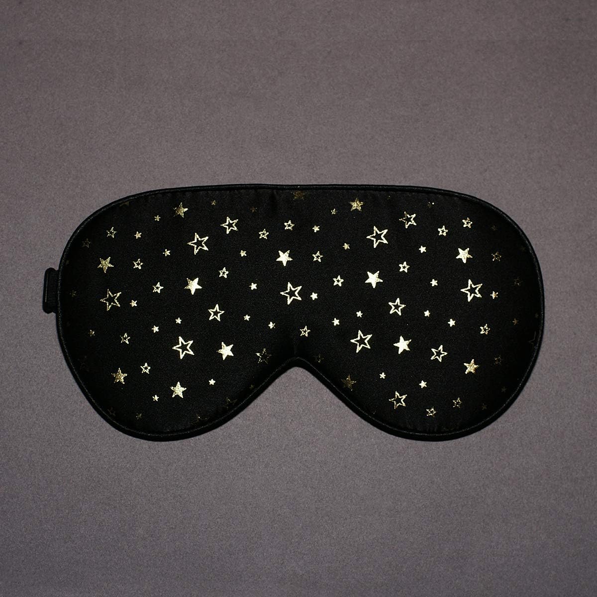 100 Prozent Seiden Schlafmaske mit verstellbaren Bändern goldenstern