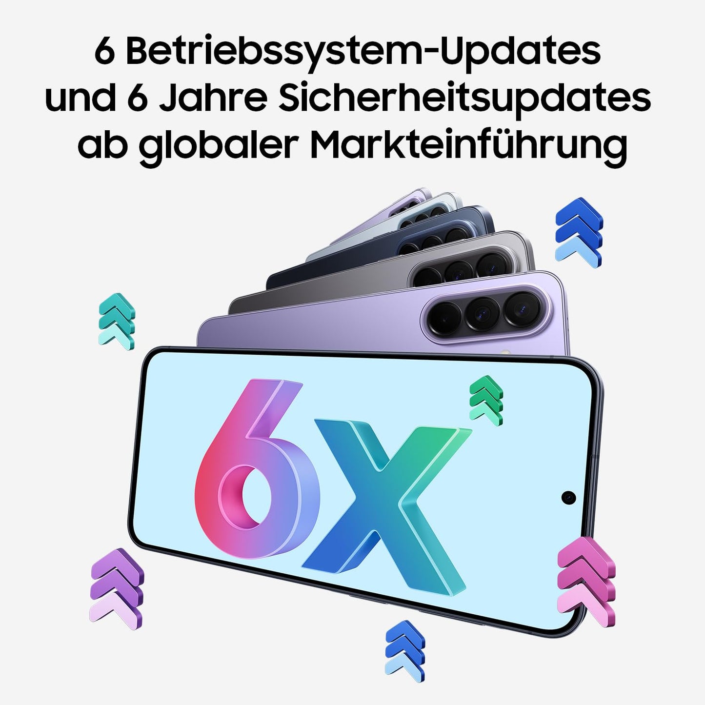 Samsung Galaxy A57 5G, Schlankes AI-Smartphone, Awesome Intelligence, 256 GB Speicherplatz, 50 MP Weitwinkel-Kamera, Bis zu 2 Tage Akkulaufzeit, IP68, Awesome Gray, 2,5 Jahre Herstellergarantie