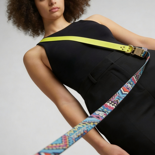 Hands Free Hundeleine Ethnic Vibrance Komfortable Goldakzente