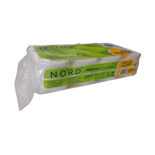 Toilettenpapier 2-lagig, 250 Blatt, 8 Rollen | Karton-Altruan