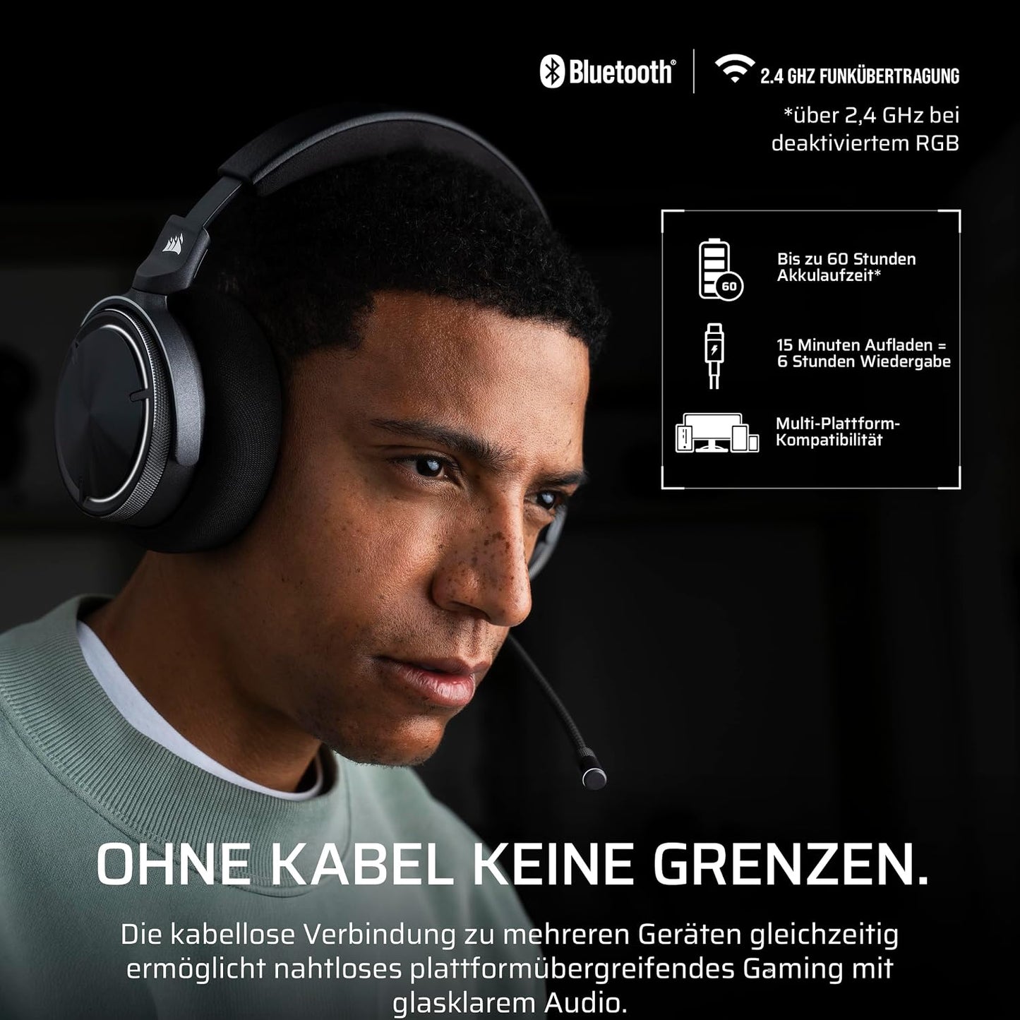 Corsair Virtuoso MAX – Premium Gaming-Headset mit Dolby Atmos