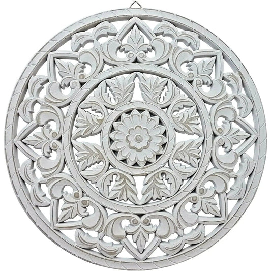 Dekoratives Holzornament Wanddeko 35 cm im Shabby Stil