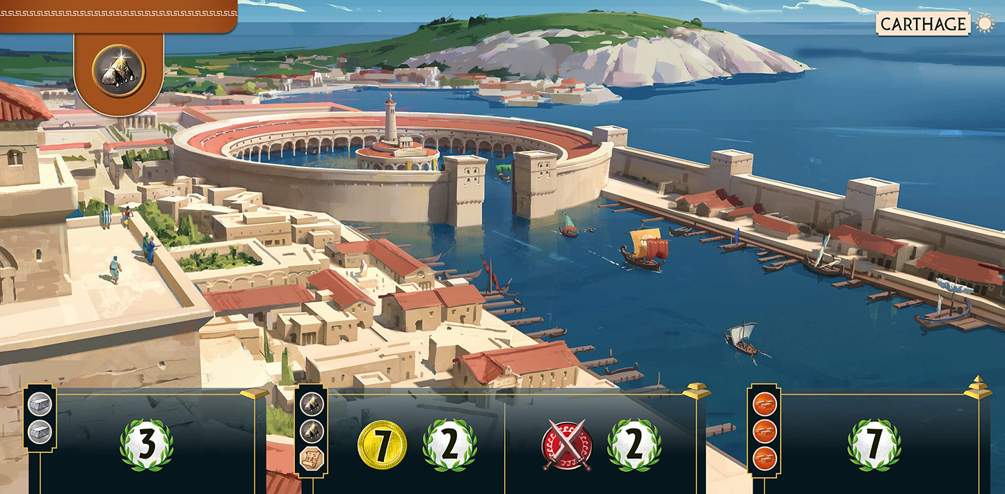 Asmodee | Repos Production | 7 Wonders – Edifice | Erweiterung | Kennerspiel | Strategiespiel | 3-7 Spieler | Ab 10+ Jahren | 30 Minuten | Deutsch