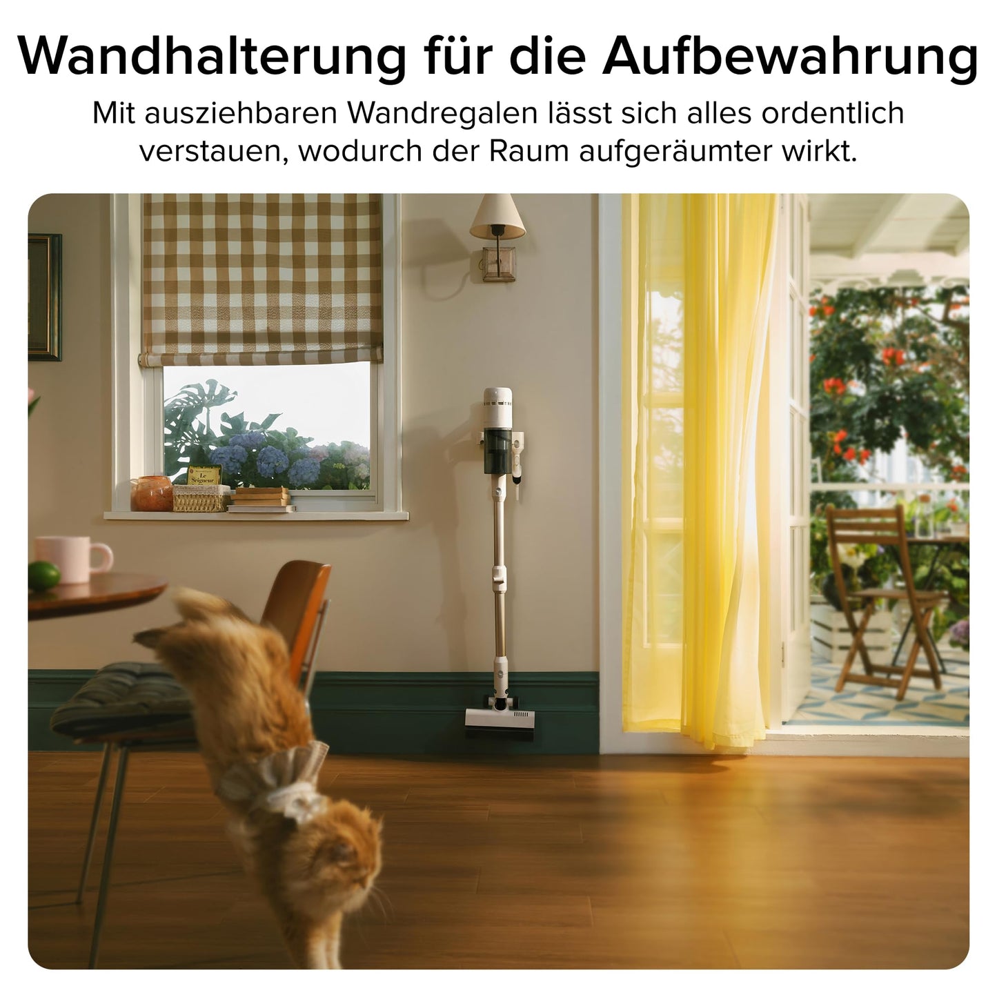 roborock H60 Akku Staubsauger, 27000Pa/300W/60 Min Akkusauger, 90° Flexibles Rohr, Staubsauger Kabellos, stielstaubsauger mit Anti-Tangle Bürste für Teppiche, Hartböden, Tierhaare, Auto