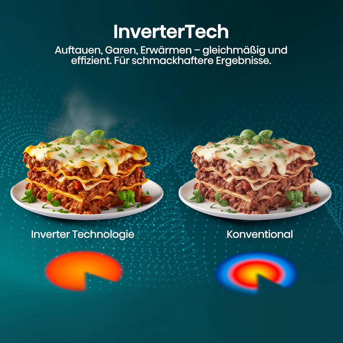 Hisense H20MOBP1HI Mikrowelle /20 L /700W /InverterTech/Keramikbeschichtung/Premium Glas/Maßgeschneidert, Mehrphasiges Kochen/Auftaufunktion/5 Leistungsstufen/Kindersicherung/Schwarz