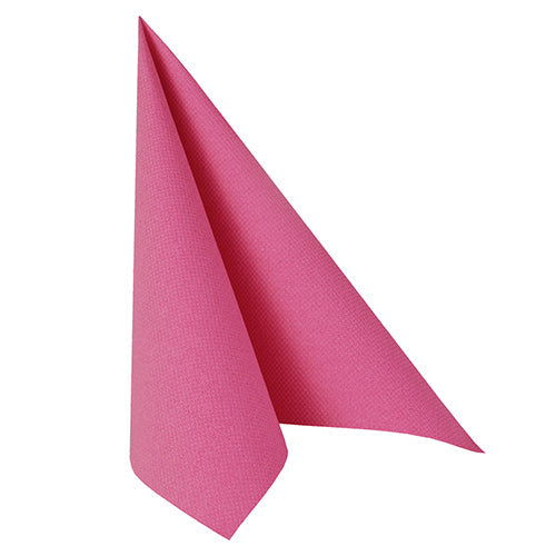 Premium Servietten Rosa, 1/4 Falz, 40 x 40 cm, 20 Stück
