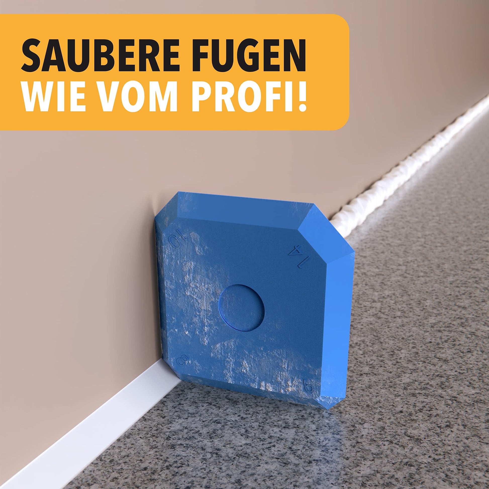 Silikonentferner und Fugenglätter Set 5 teilig für saubere Silikonfugen-STONE REEF