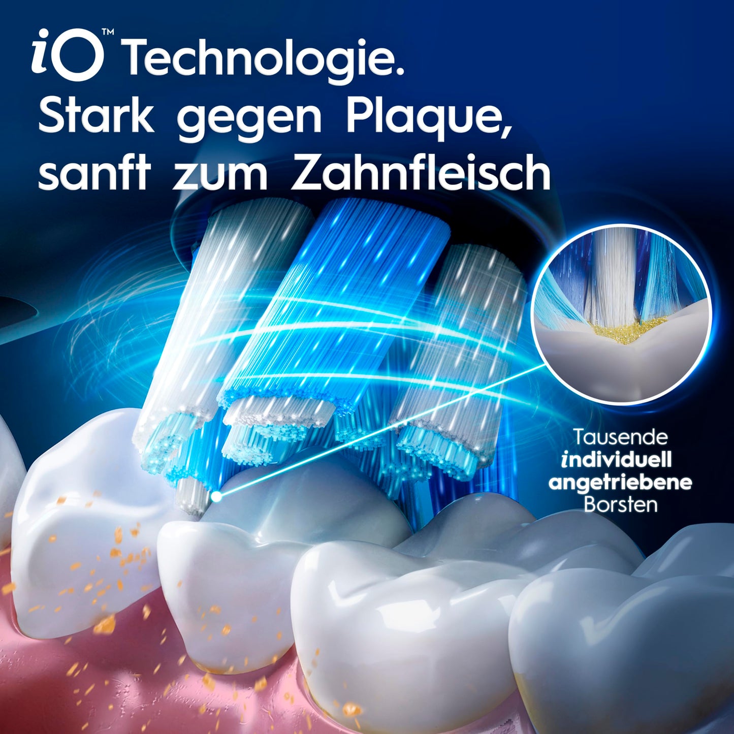 Oral-B iO Series 6 Plus Edition Elektrische Zahnbürste, Doppelpack — Electric Toothbrush, Inkl. 4 Aufsteckbürsten, 5 Putzmodi für Zahnpflege, Reise-Etui — Designed by Braun, Schwarz/Rosa