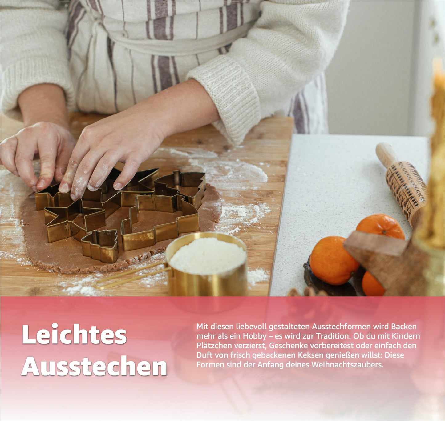 20x Ausstecher Weihnachten Advent Motive Set Kekse Backen Steckfo