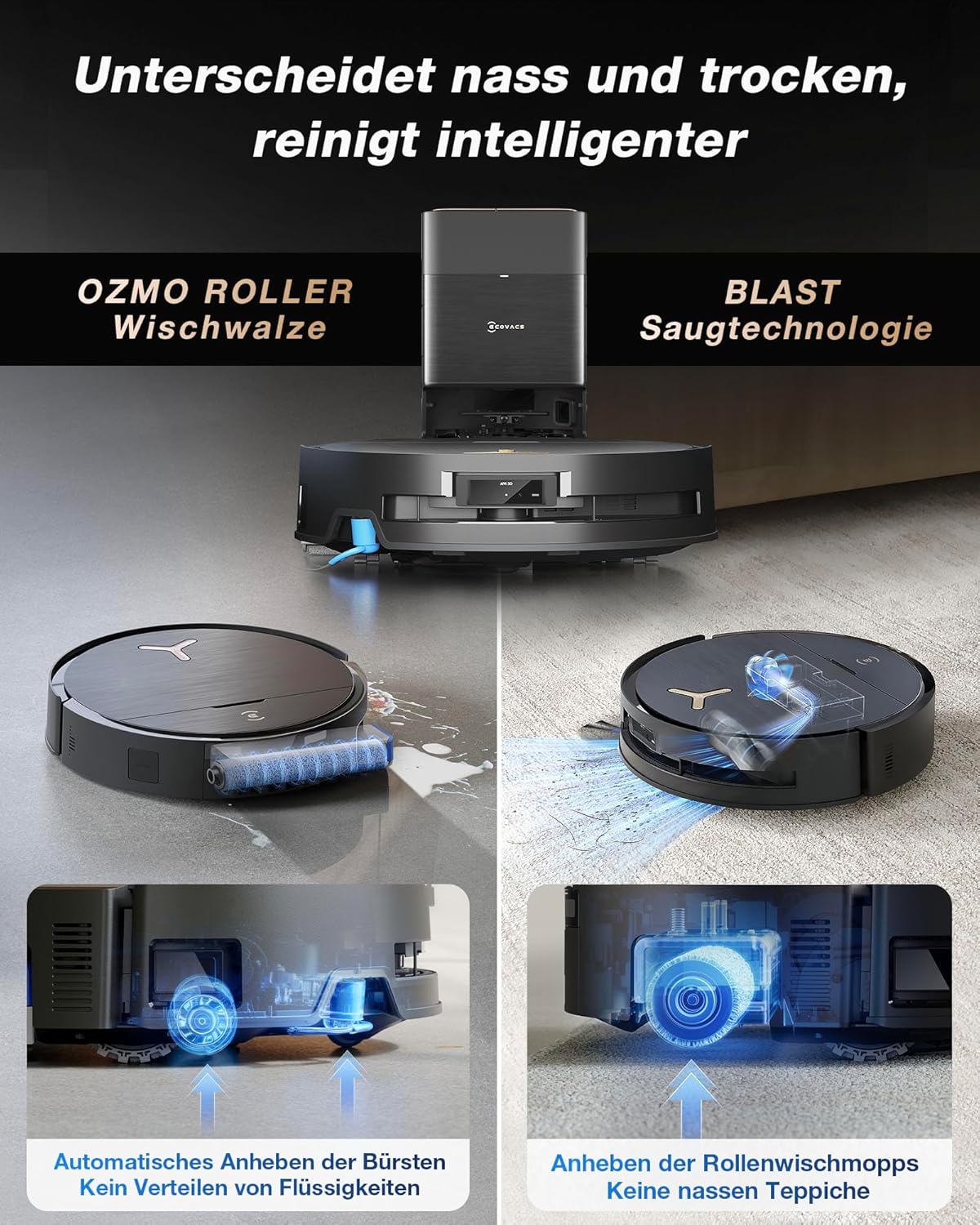 ECOVACS DEEBOT X9 PRO Omni – Saugroboter mit Wischfunktion