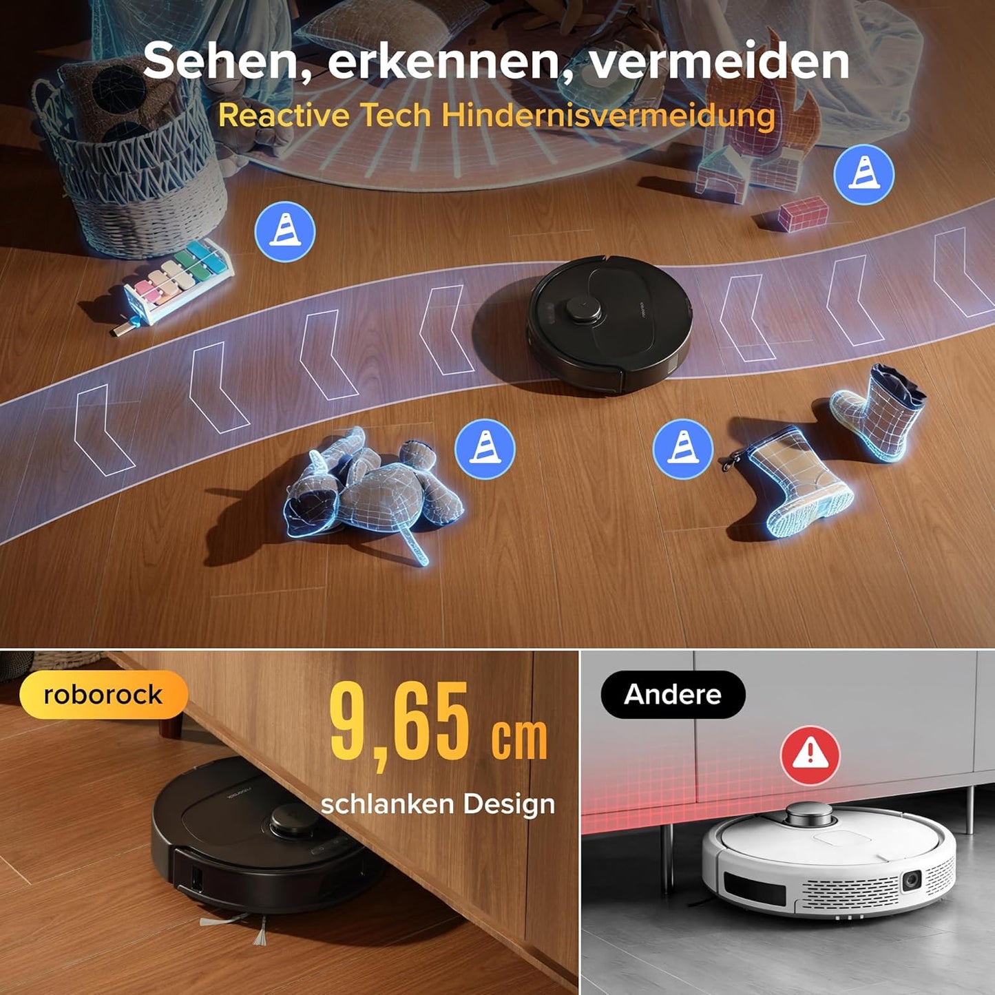 roborock Qrevo S Pro – Saug- & Wischroboter mit Heißwasser