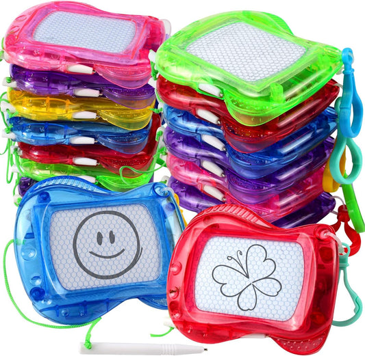 Mini Maltafel Set als Schlüsselanhänger für Kinder 12 Stück Kreatives Zeichnen