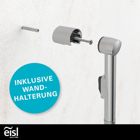 Handbrause Waschbeckenbrause Chrom mit Schlauch und Adapter für Küche Bad-EISL