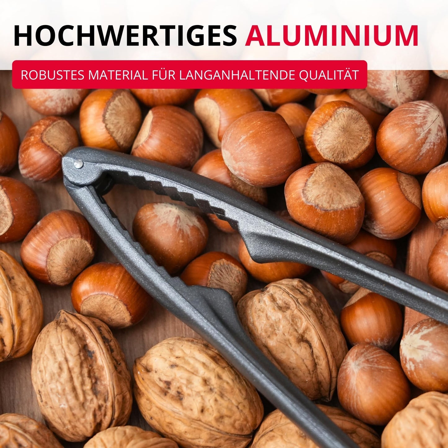 Westmark Nussknacker Herkules Anthrazit aus Aluminium mit Spezialbeschichtung-Westmark