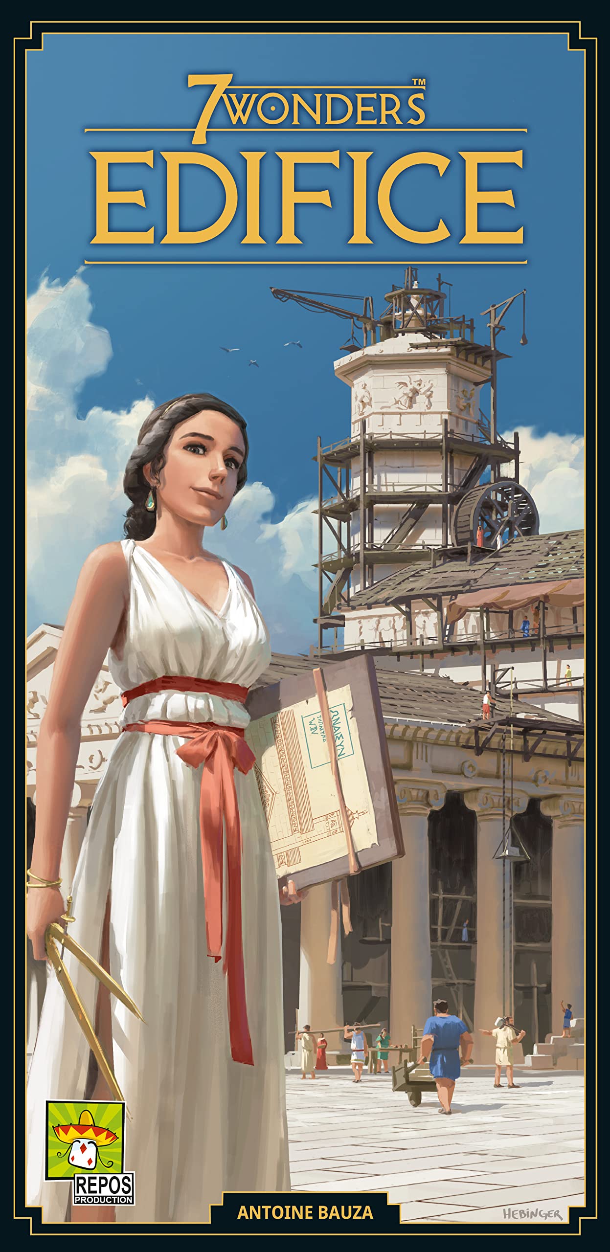 Asmodee | Repos Production | 7 Wonders – Edifice | Erweiterung | Kennerspiel | Strategiespiel | 3-7 Spieler | Ab 10+ Jahren | 30 Minuten | Deutsch