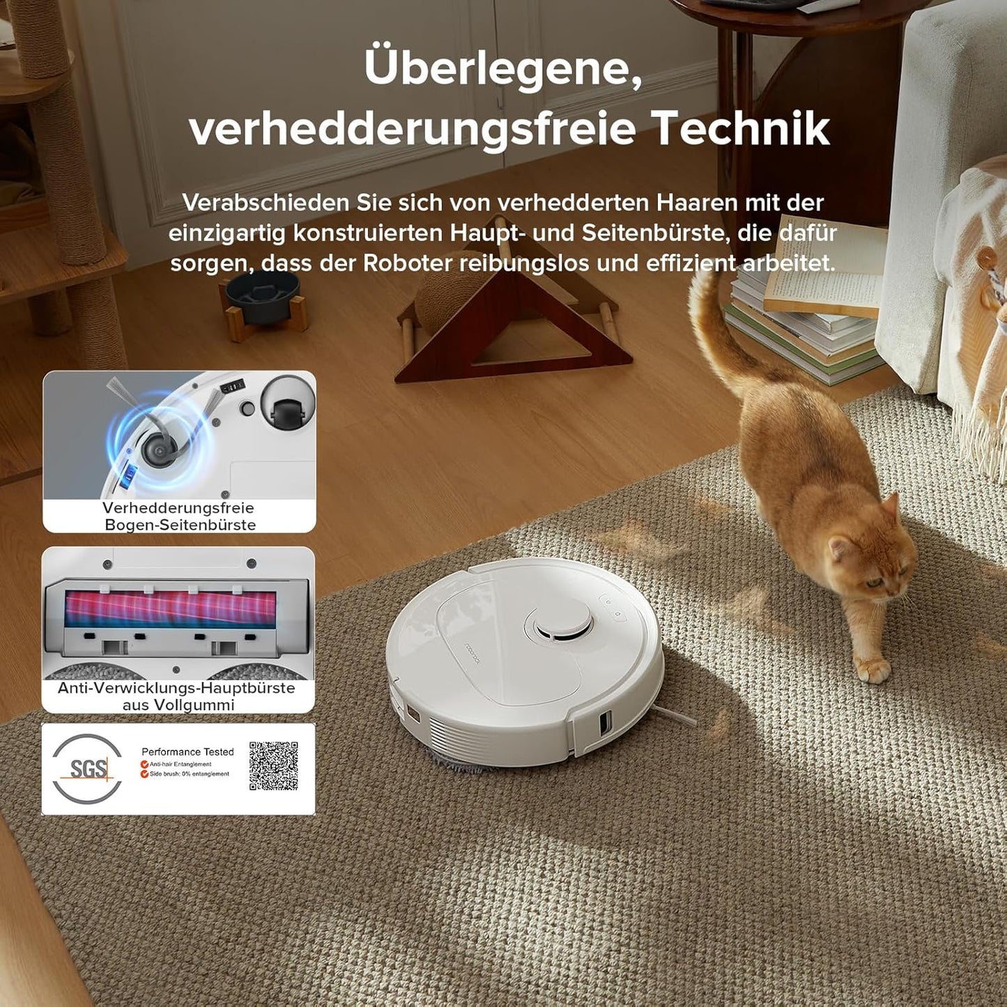 roborock Qrevo 8000Pa Saugroboter mit Wischfunktion