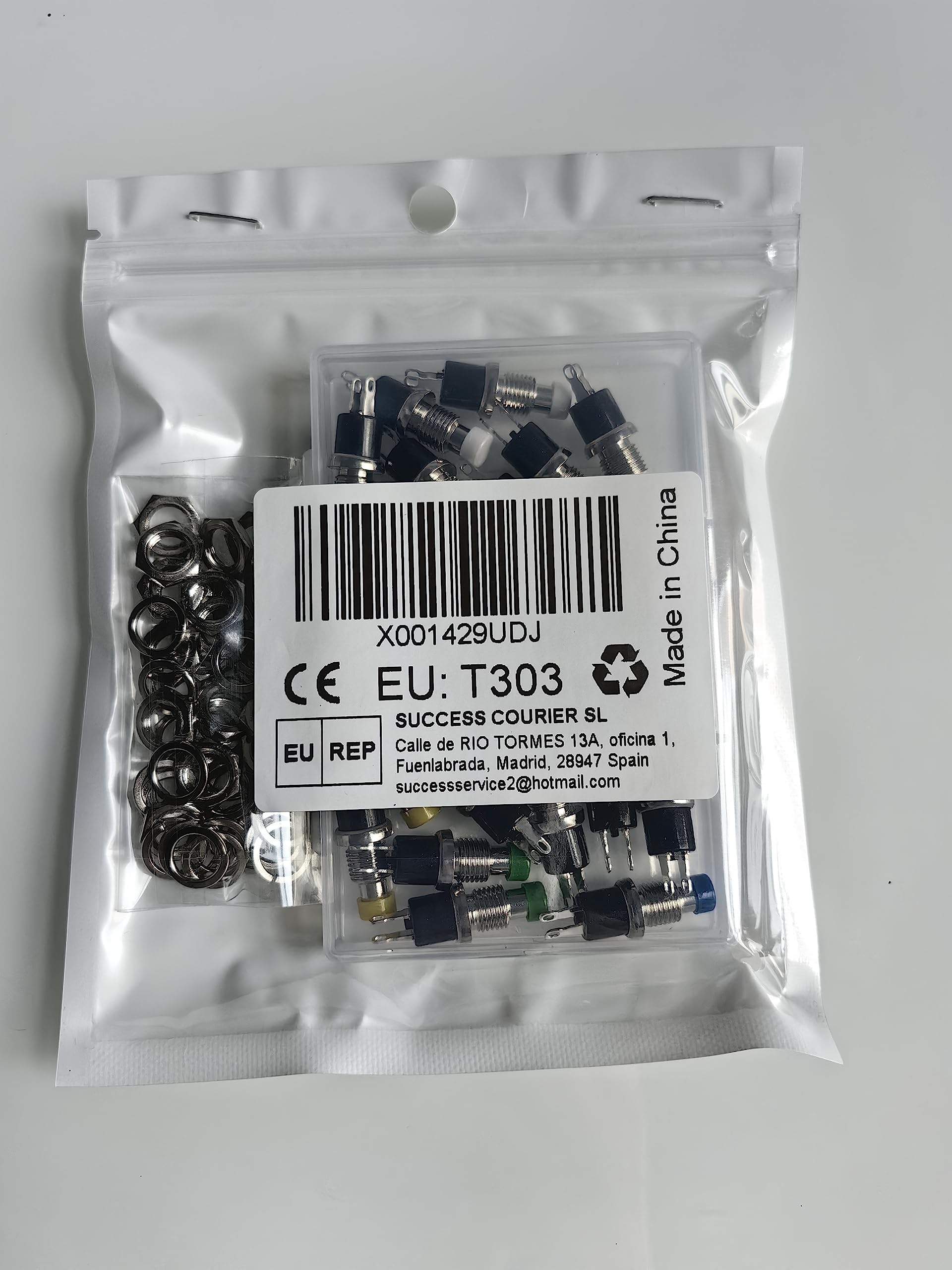 16 Stück Mini Druckschalter vorverdrahtet und 4 Mini Kippschalter für Arduino-GTIWUNG