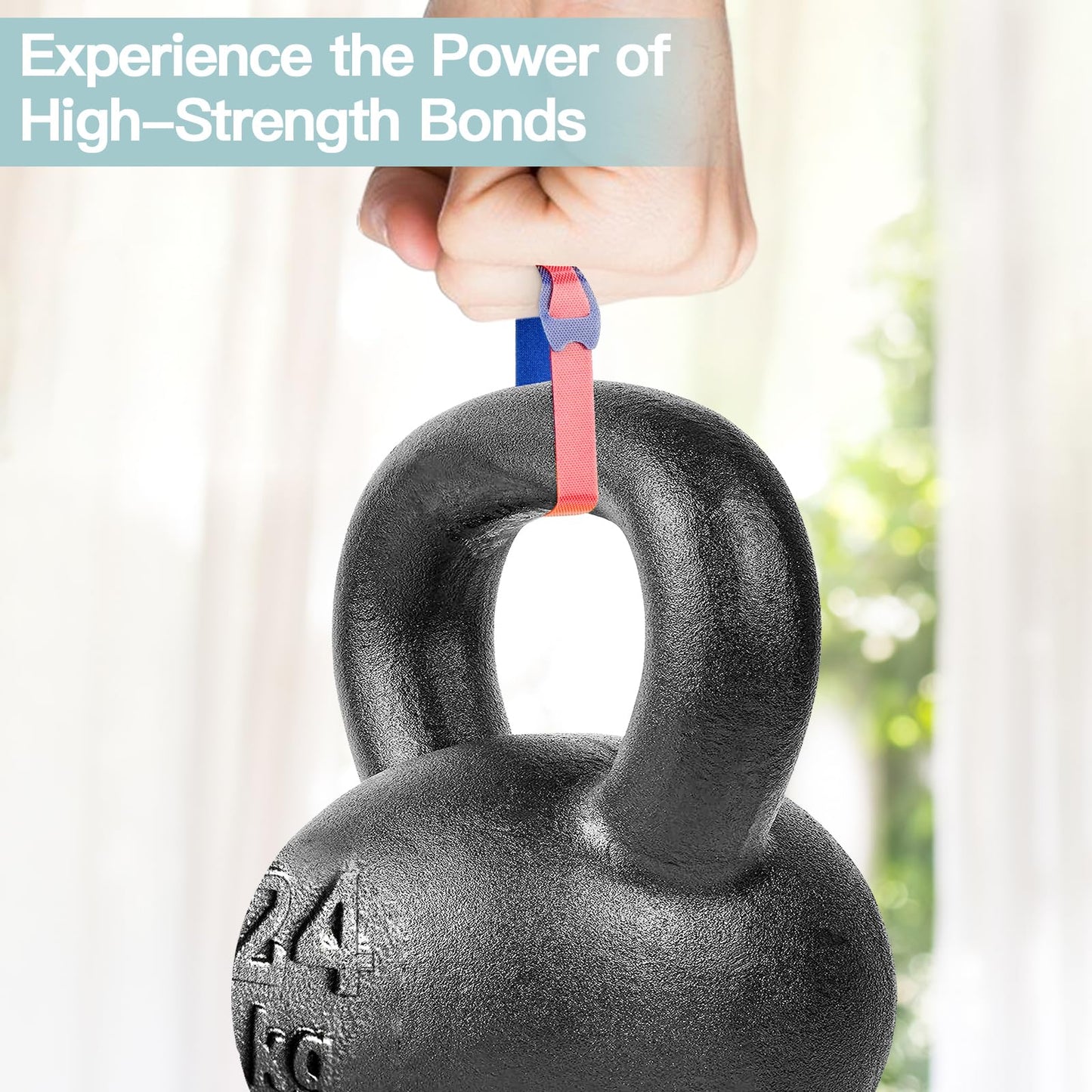 120 Stück Wiederverwendbare Nylon Kabelbinder mit Klettverschluss in 6 Farben-Zivacate