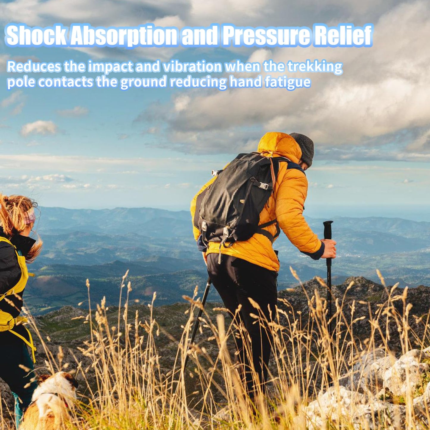 16er Set Gummipuffer für Wanderstöcke 11mm zuverlässig robust