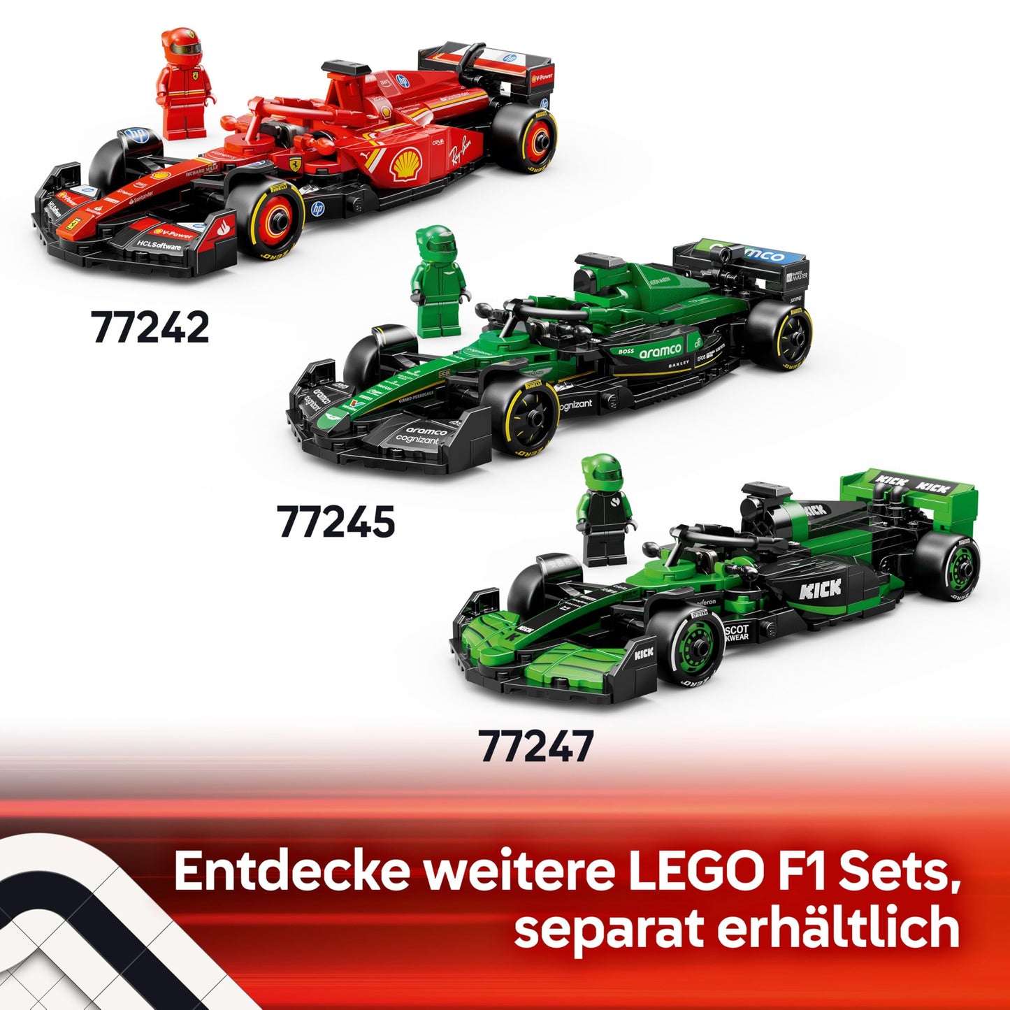 LEGO Speed Champions Williams Racing FW46 F1 Rennauto - Spielzeug mit Formel 1 Minifigur zum Sammeln - Geschenk für Jungen & Mädchen ab 10 Jahren und Erwachsene Motorsport Fans 77249
