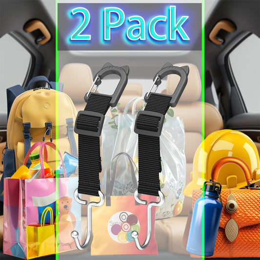 Robuster Handtaschenhaken für Autositz Kopfstütze