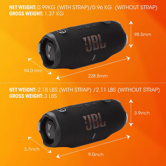 JBL Charge 6 – Premium Bluetooth-Lautsprecher mit 24h Akku